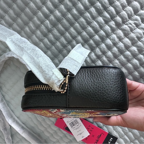 NWT COACH Disney Keith Haring Mickey Crossbody - Picture 4 of 8